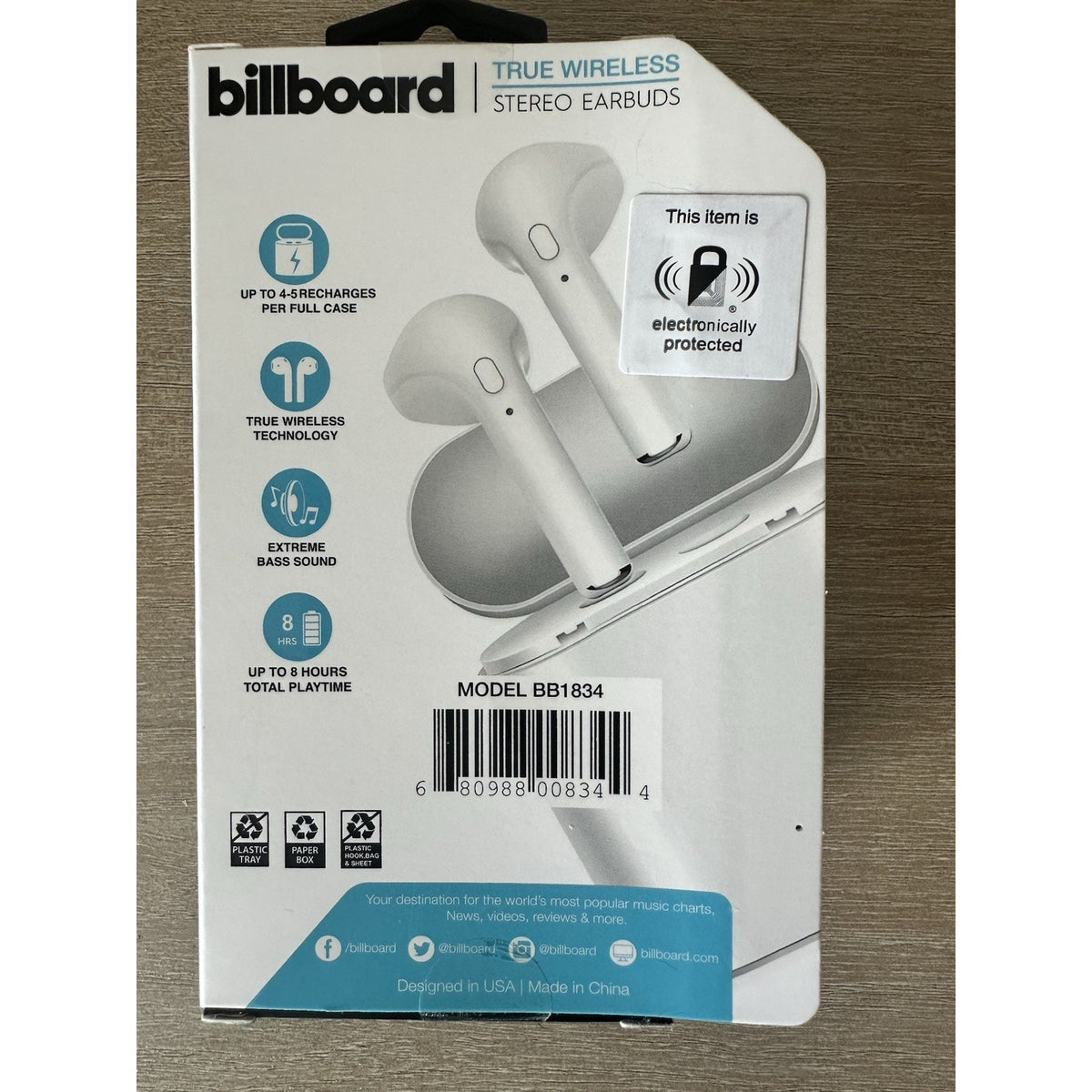Bluetooth Earbuds & Mini Charger Lot Billboard Digital Basics iWALK