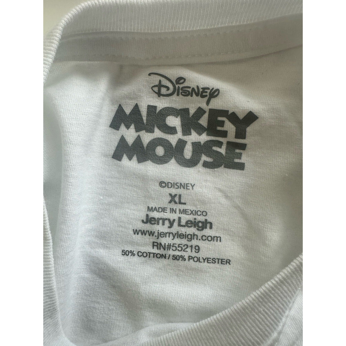 Disney Mickey Mouse White Graphic T-Shirt Youth XL New With Tags