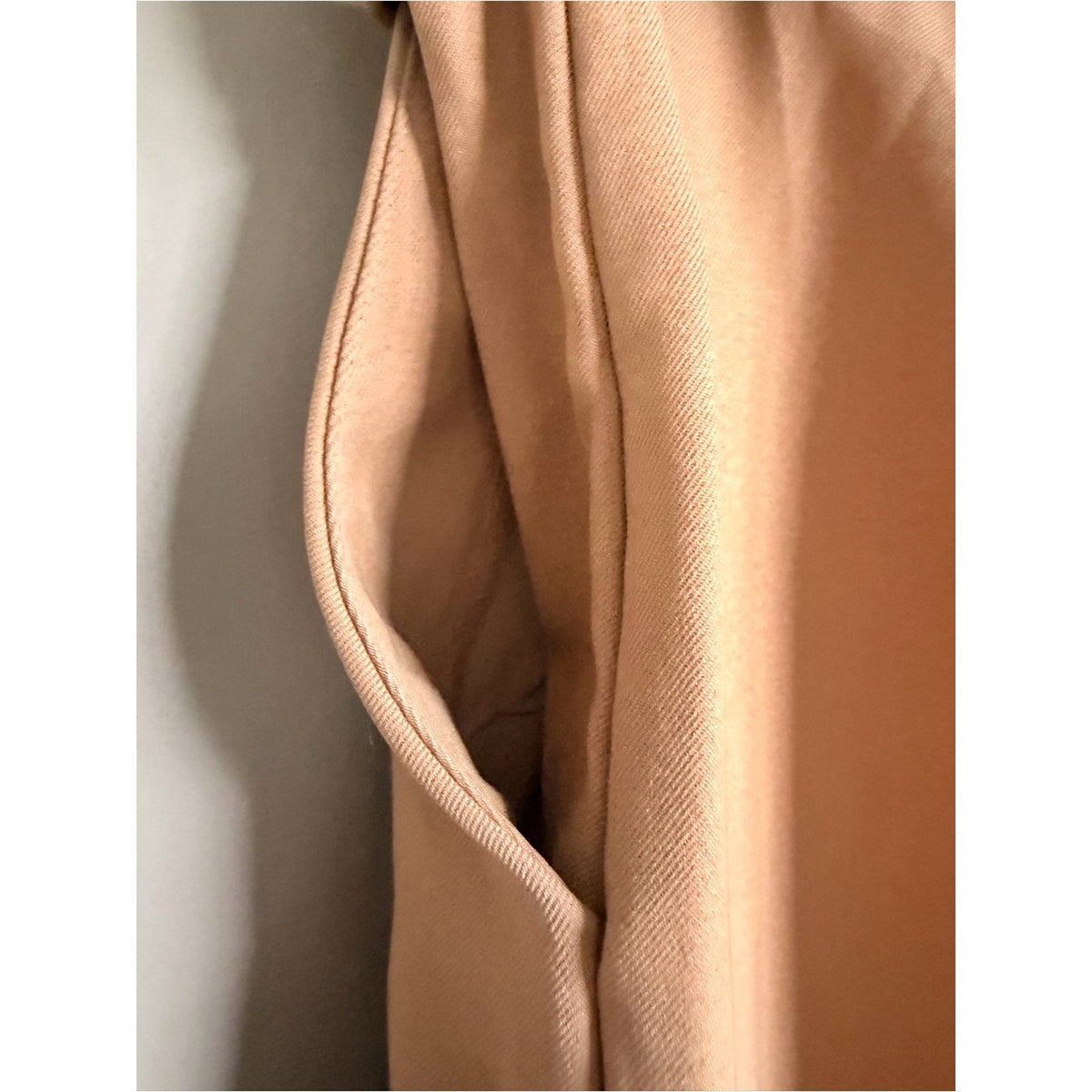 Cupshe Tan Wide Leg Tie Waist Palazzo Pants Size Small