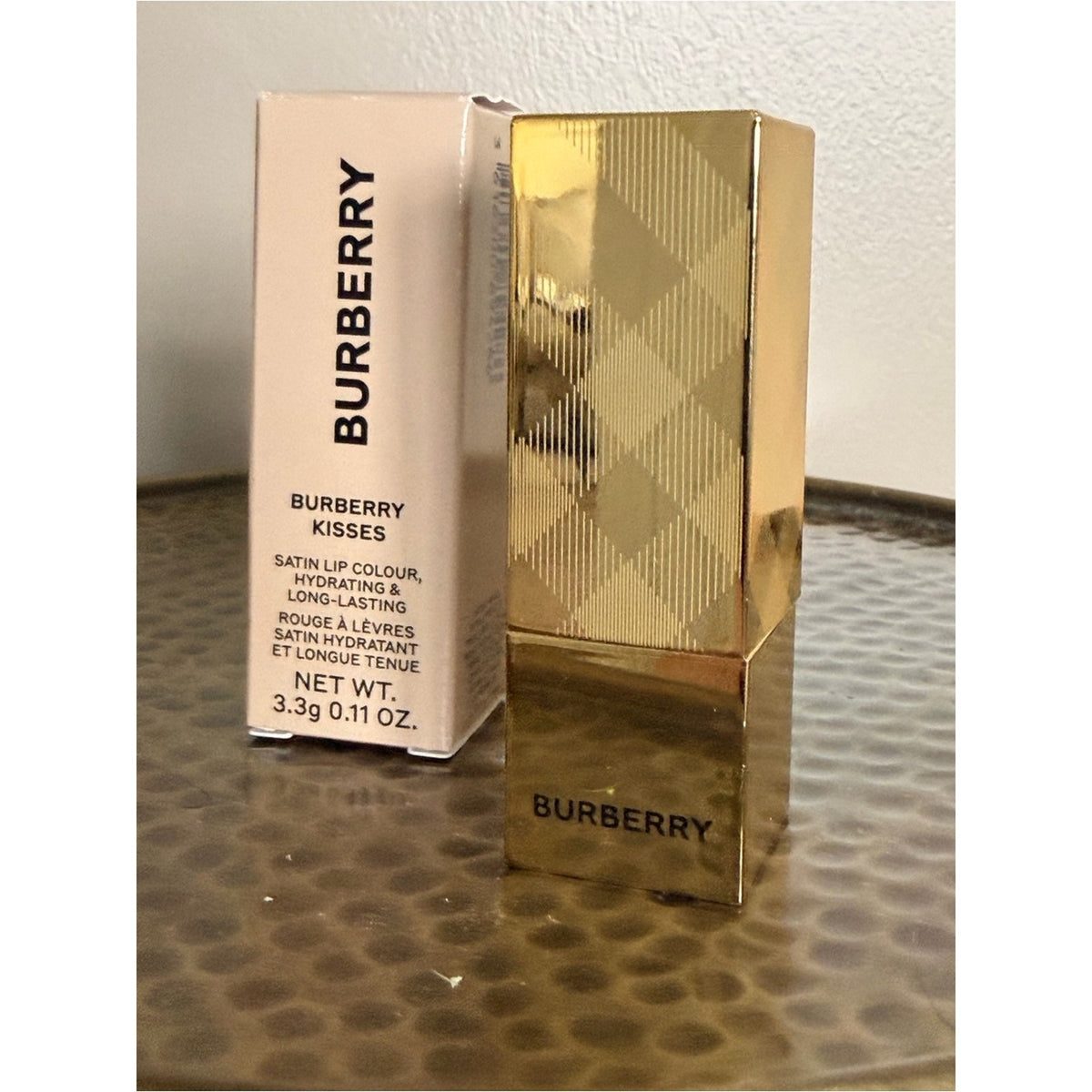 Burberry Kisses Satin Lip Colour & YSL Lash Clash Mascara Luxury Beauty bundle