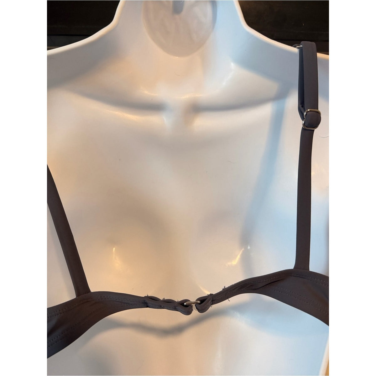 CUPSHE Gray Bikini Set High Cut Underwire Swimwear Two Piece Size XL