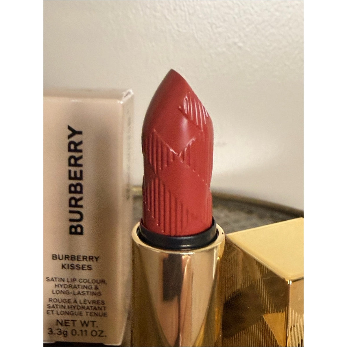 Burberry Kisses Satin Lip Colour & YSL Lash Clash Mascara Luxury Beauty bundle