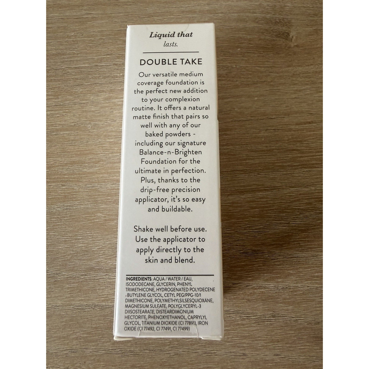 Laura Geller Double Take Liquid Foundation Fair 1 oz 30ml New Sealed Box