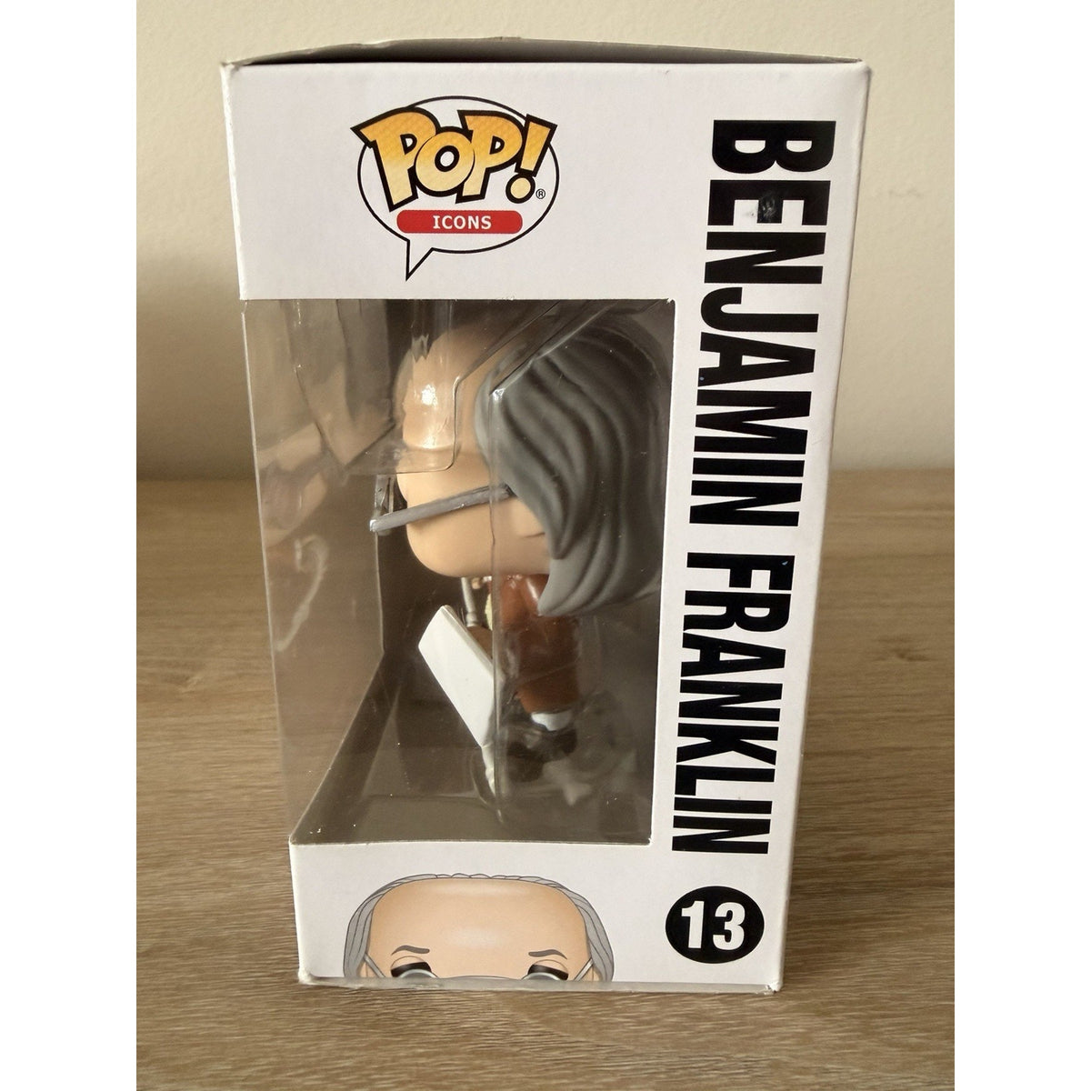 Funko Pop Icons American History Benjamin Franklin #13 Vaulted New Box Wear