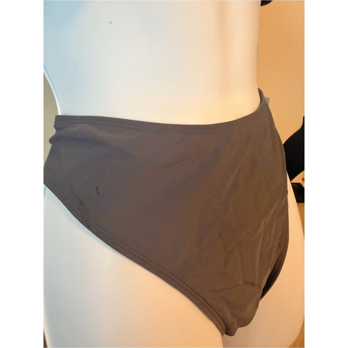CUPSHE Gray Bikini Set High Cut Underwire Swimwear Two Piece Size XL