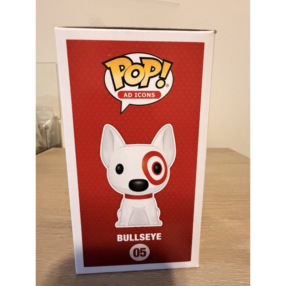 Funko Pop Bullseye 05 Flocked Target Exclusive Ad Icons w/ Protector