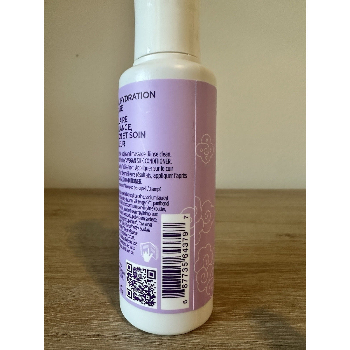 Pacifica Vegan Silk Hydro Luxe Shampoo 3.4oz 100ml Dry Damaged Hair