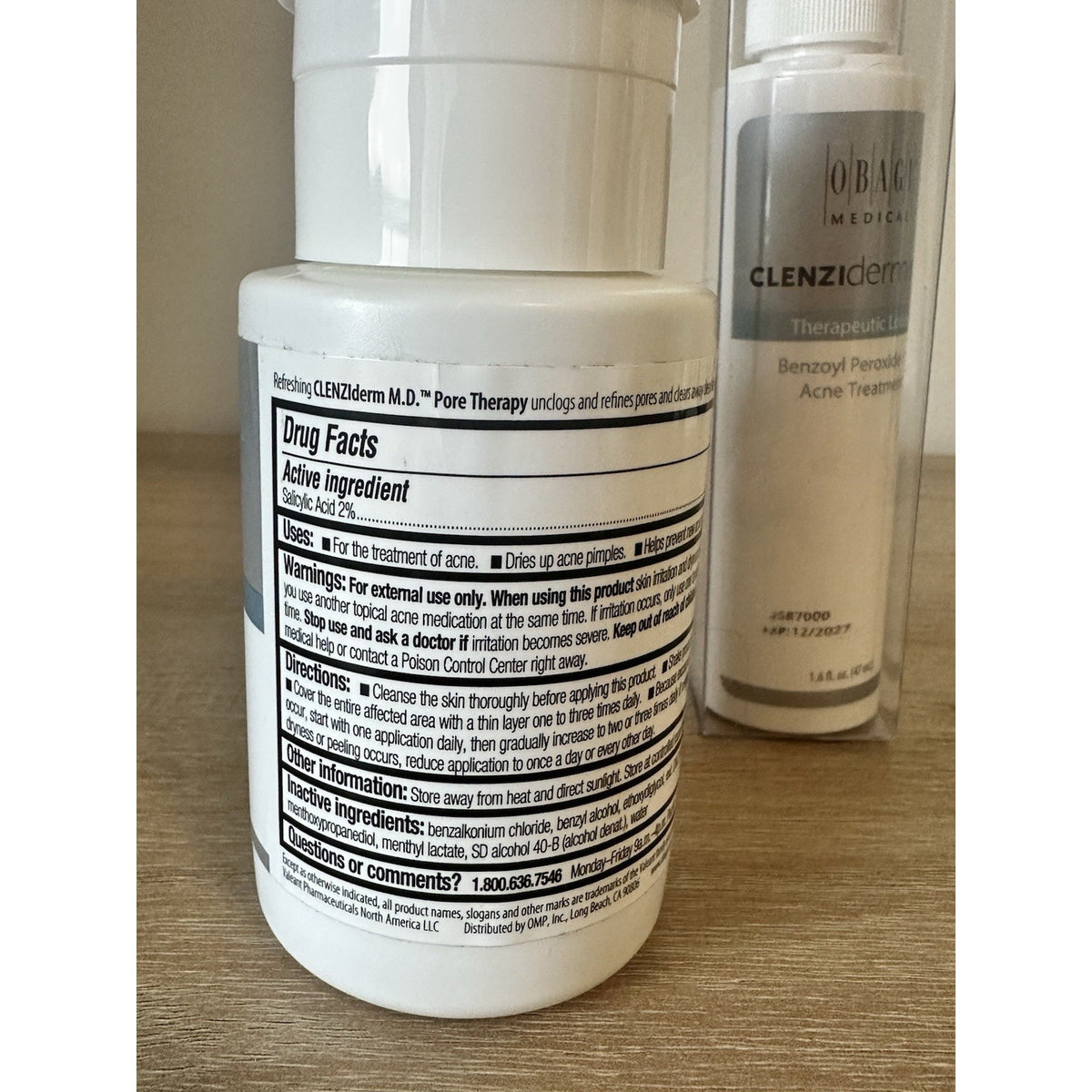 Obagi CLENZIderm MD Acne Treatment Bundle Pore Therapy + Lotion EXP 12/2027