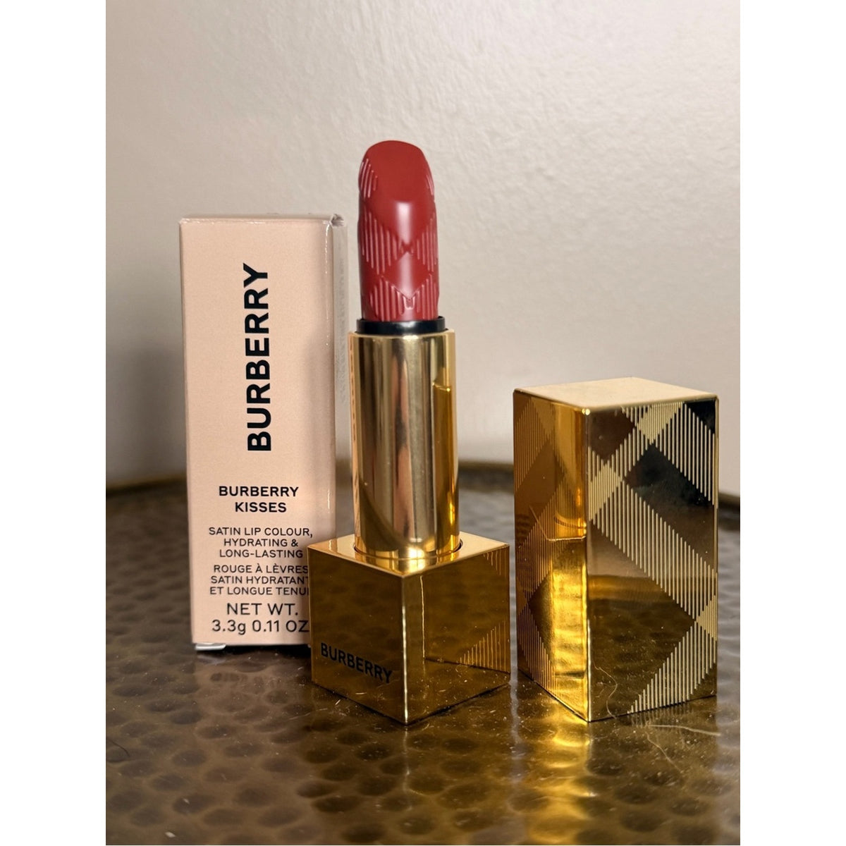 Burberry Kisses Satin Lip Colour & YSL Lash Clash Mascara Luxury Beauty bundle