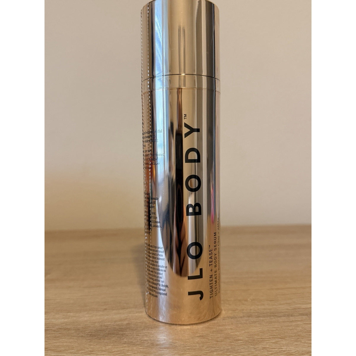 JLO Body Tighten + Tease Ultimate Body Serum 4 oz AHA Peptides NEW Sealed