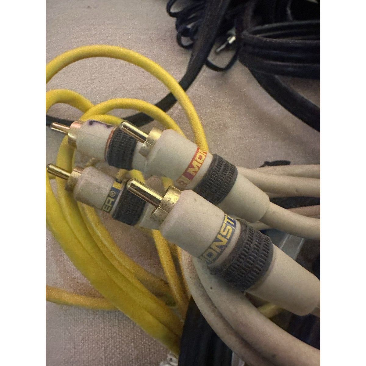 Lot of Mixed Cables & Wires / RCA AV / Ethernet / Coax / USB / Phone Line/ Other