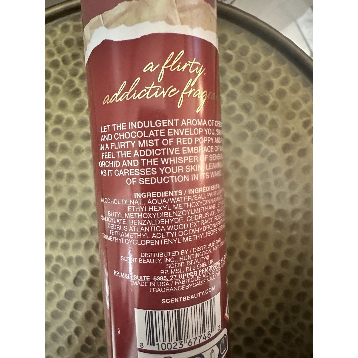 Sabrina Carpenter Sweet Tooth Body Mist Perfume Spray 8oz Cherry Baby