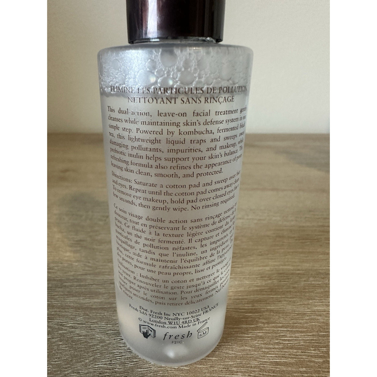 Fresh Kombucha Cleansing Treatment 2.5 oz 75ml No-Rinse Cleanser Travel Size NEW