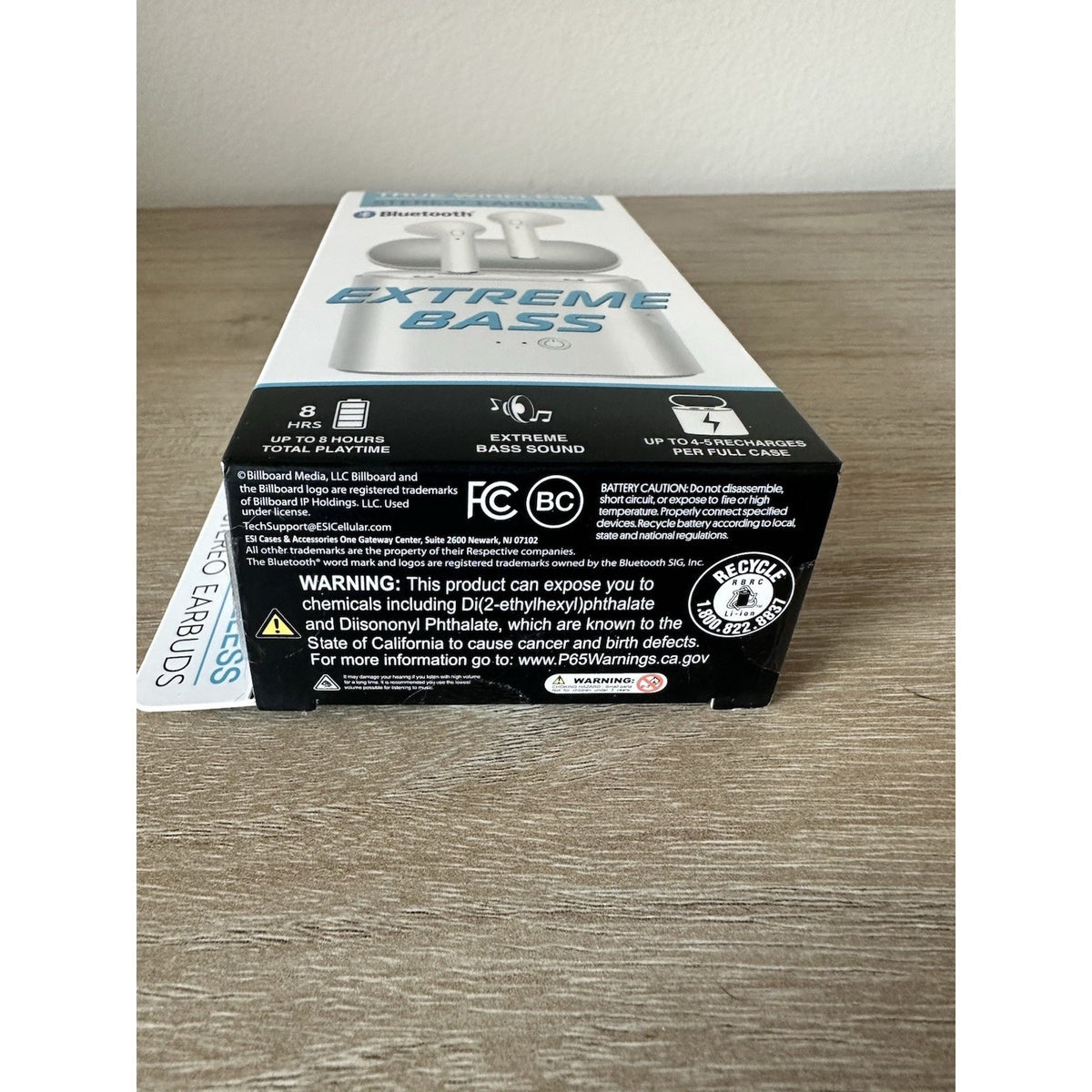 Bluetooth Earbuds & Mini Charger Lot Billboard Digital Basics iWALK