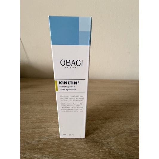 New Sealed Obagi Clinical Kinetin+ Hydrating Cream 1.7 oz 50mL Moisturizer