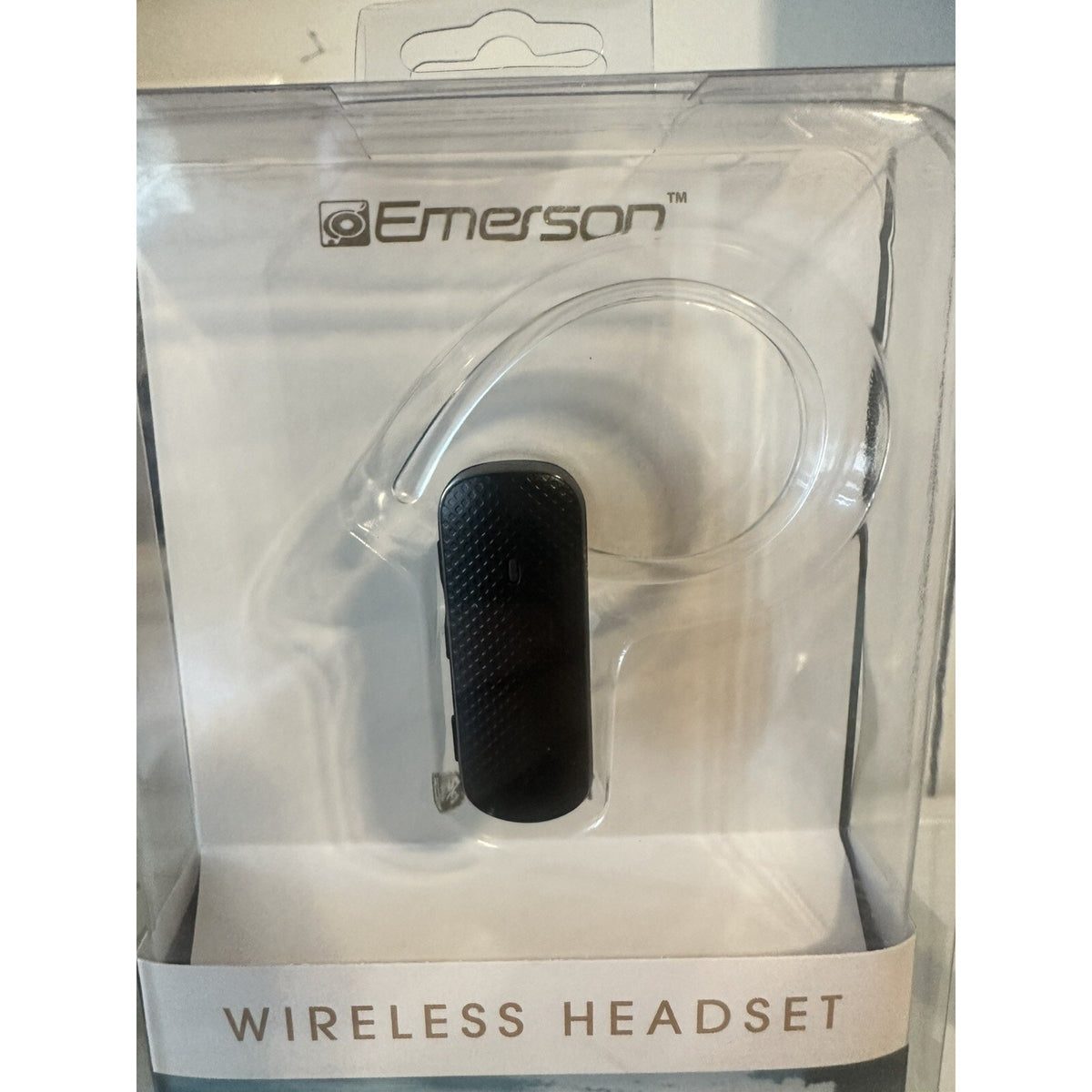 Lot of 5 Emerson EM223 Bluetooth Wireless Headsets Hands-Free Ear-Hook New