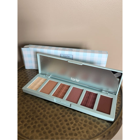 Tarte Retro Remix Amazonian Clay Eyeshadow Palette 6 Pan Neutral Shimmer Matte