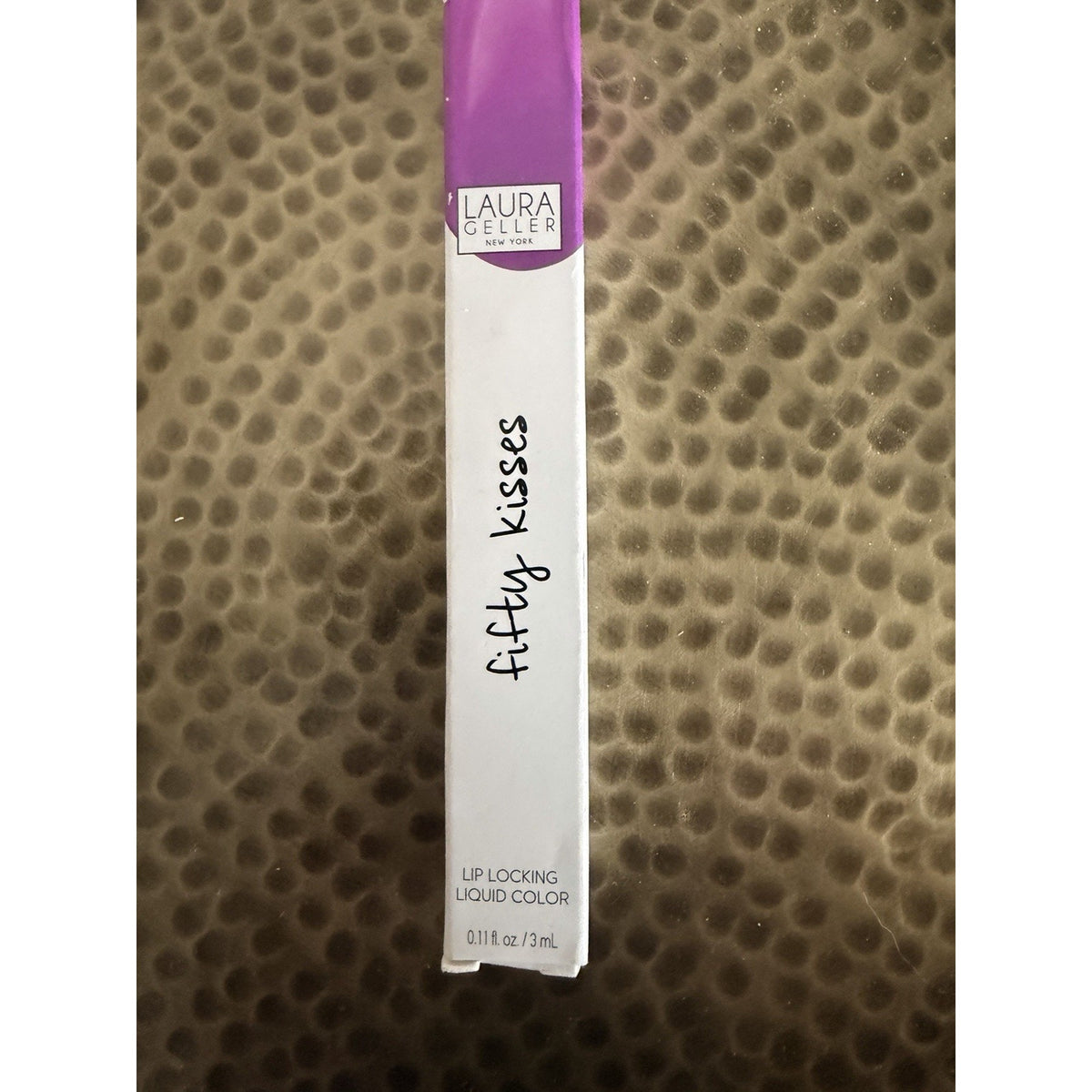 Laura Geller Fifty Kisses Lip Locking Liquid Color Orchid Love NIB Full Size