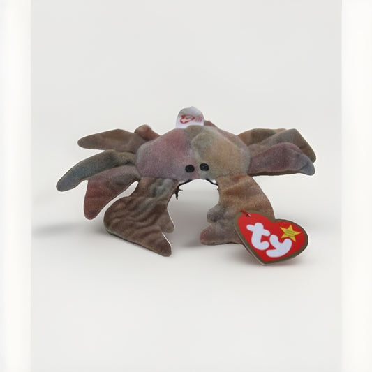 1999 McDonald's Ty Teenie Beanie Babies Claude The Crab #9 Happy Meal Toy Sealed