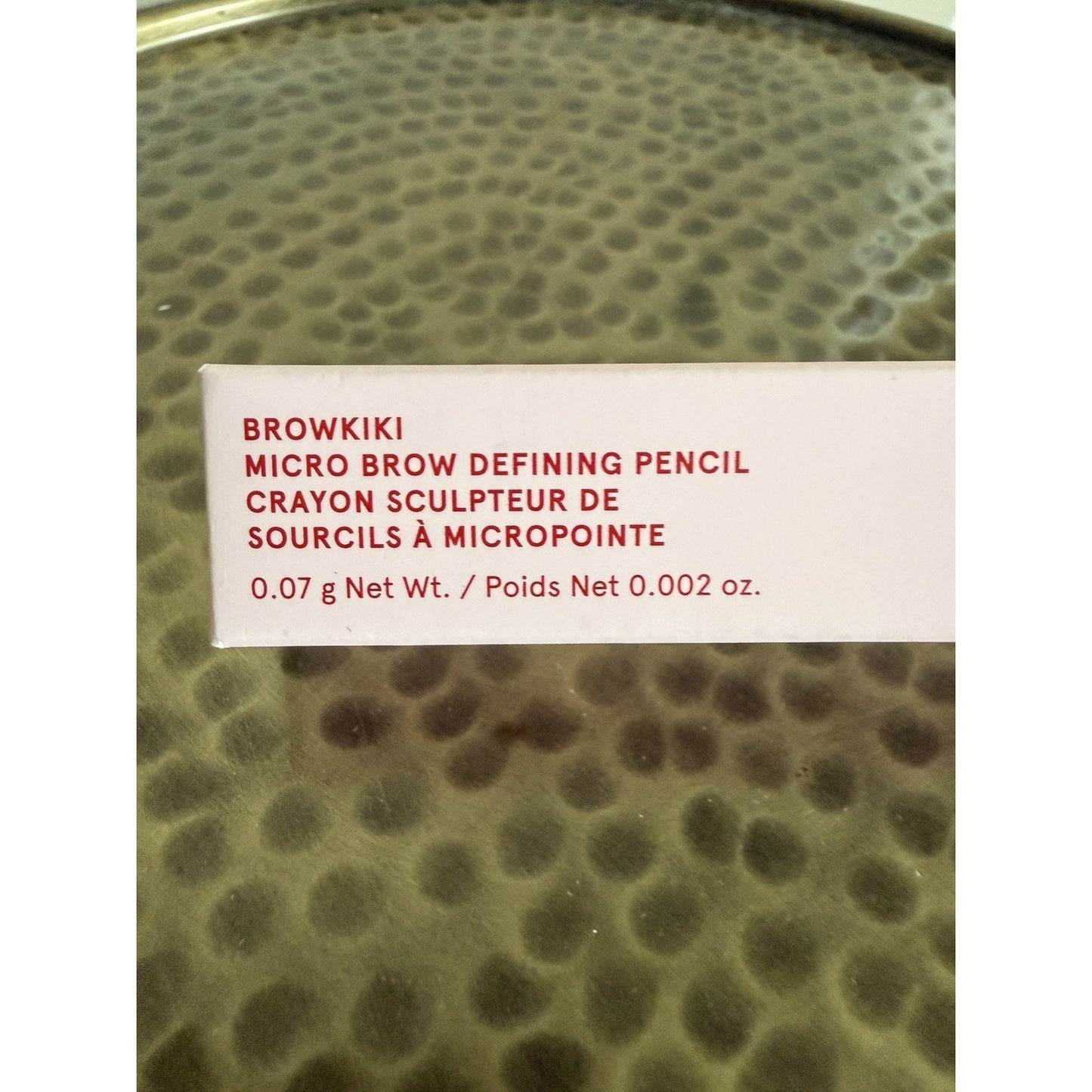 ONE/SIZE BrowKiki Micro Brow Defining Pencil 02 Taupe NIB Waterproof Vegan