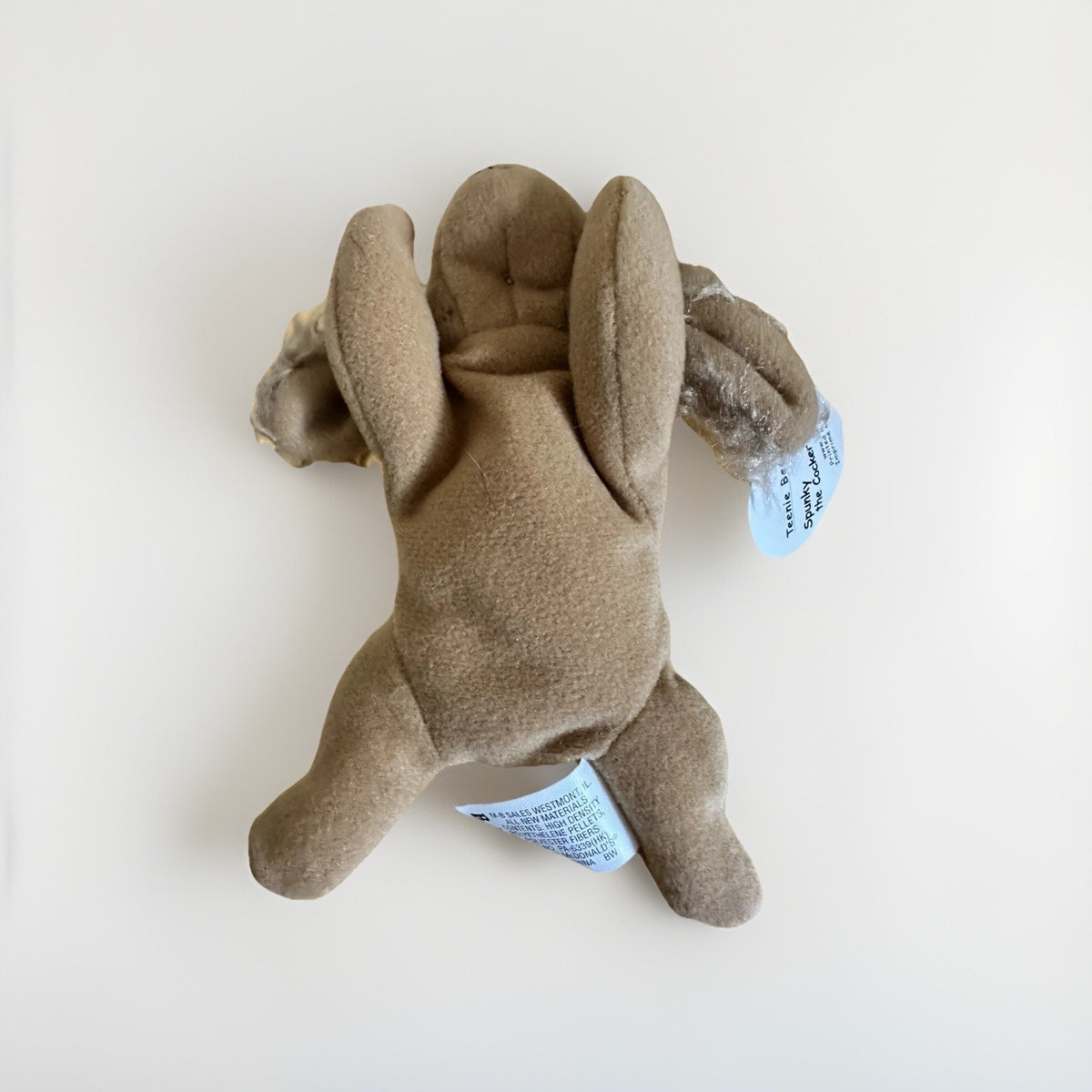 1999 McDonald's Ty Teenie Beanie Babies Spunky Cocker Spaniel #4 Happy Meal Toy