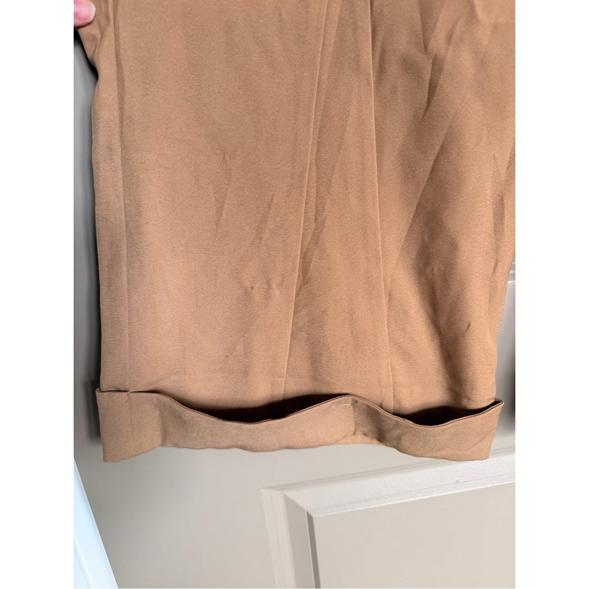 Cupshe Tan Wide Leg Tie Waist Palazzo Pants Size Small