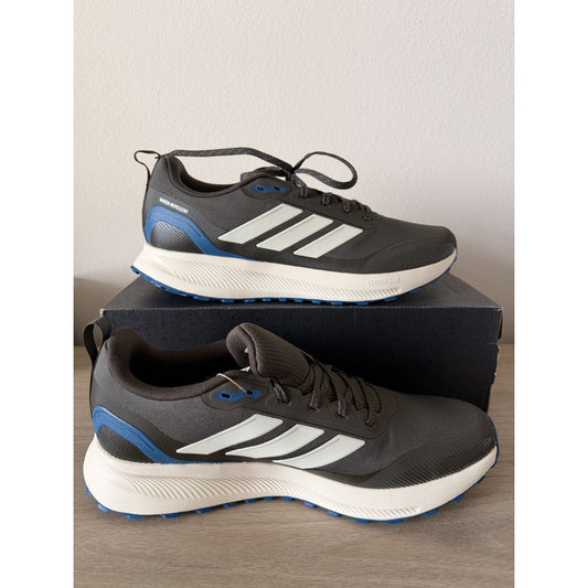 Adidas Runfalcon 5 TR Men’s 11.5 Gray Blue Trail Running Shoes JQ6958 NWT