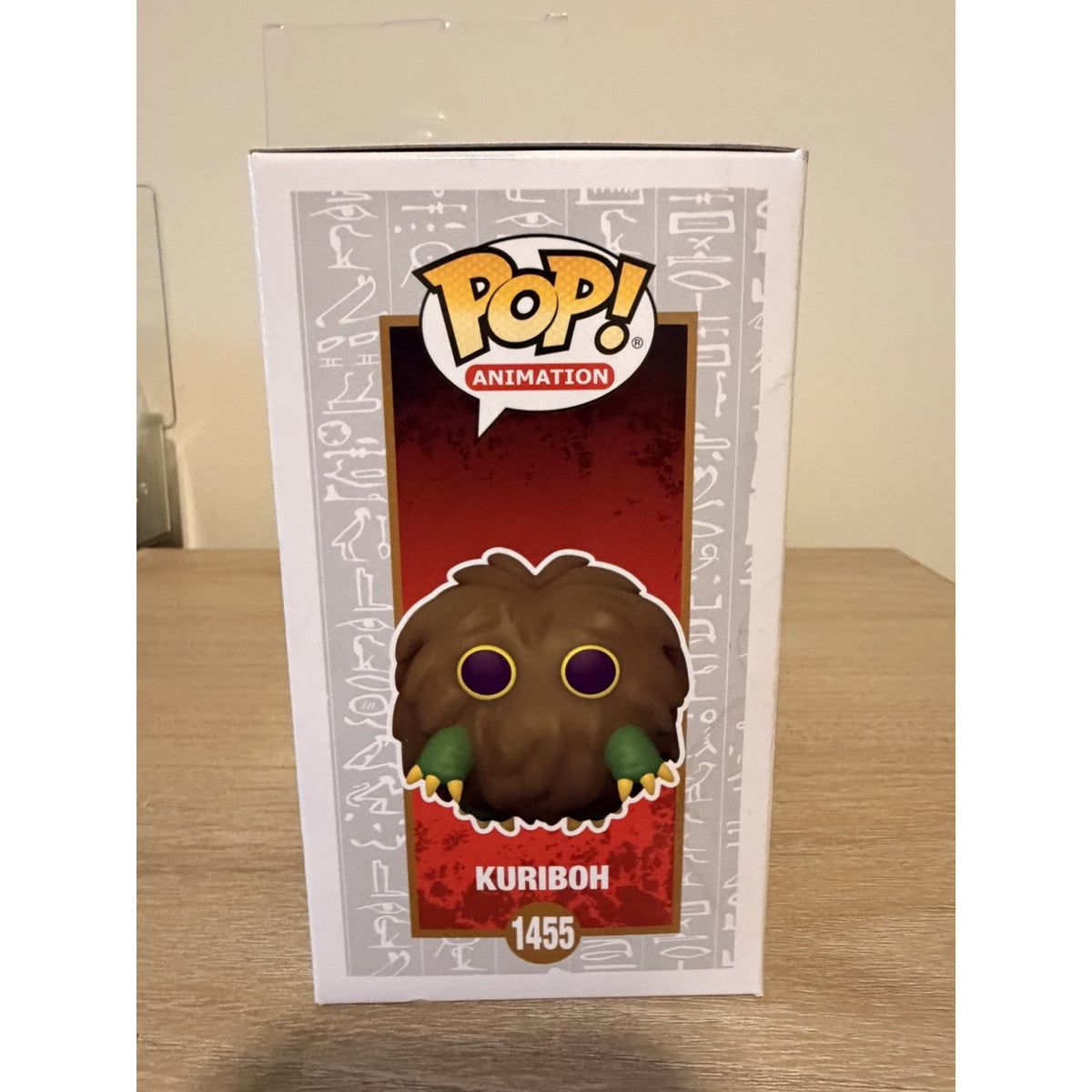 Funko Pop Yu-Gi-Oh Kuriboh 1455 Flocked Glow AAA Anime Exclusive Protector